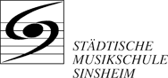 Logo der städtischen Musikschule Sinsheim